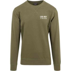 Mister Tee - Homme Cash Only - T-shirt - Olive - Katoenmix