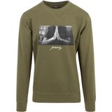 Mister Tee - Pray Crewneck sweater - Olijfgroen