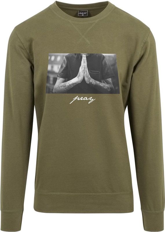 Mister Tee - Pray - Sweatshirt - Zwart - 60% Katoen 40% Polyester