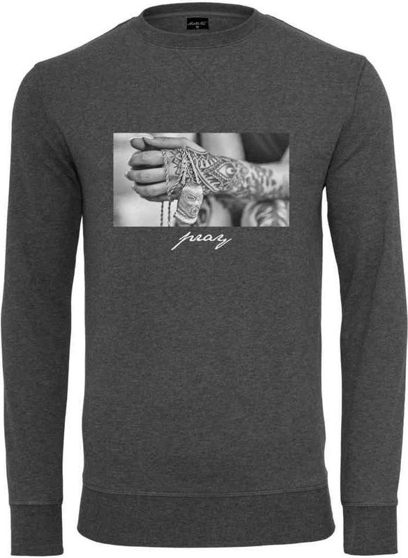 Mister Tee - Pray 2 0 Crewneck sweater - Grijs