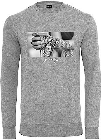 Mister Tee Sweatshirt voor heren, grijs, XL