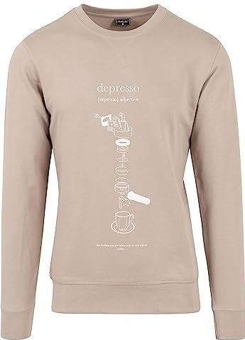 Mister Tee - Depresso Crewneck sweater trui - Geel