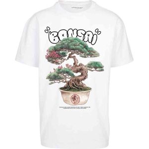 Mister Tee - Bonsai Heavy Oversize Heren T-shirt - Wit