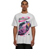 Mister Tee - Speed Heavy Oversize Heren T-shirt - Wit