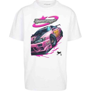 Mister Tee - Speed Heavy Oversize Heren T-shirt - Wit