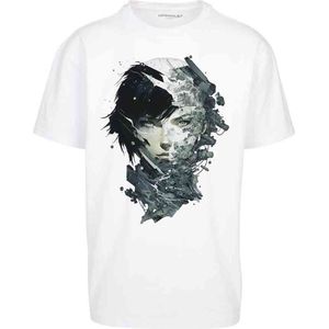 Mister Tee - Puppet Master Heavy Oversize Heren T-shirt - Wit