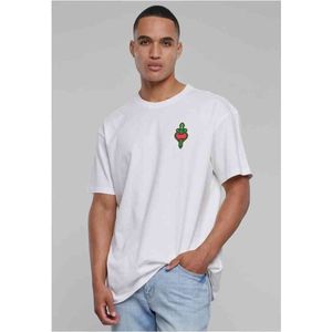 Mister Tee Upscale - Santa Monica Oversize Heren T-shirt - Wit