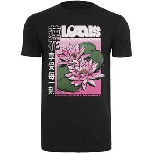 Mister Tee - Lotus Flower Heren T-shirt - Zwart