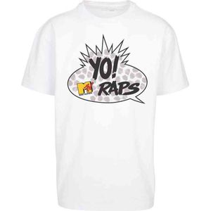 Mister Tee - MTV Yo Oversize Heren T-shirt - Wit