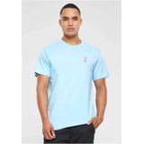 Mister Tee Shirt 'Good Vibes Drink'  blauw / lichtblauw / pink / wit