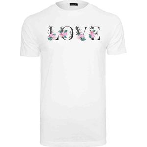 Mister Tee - Lover Flower Heren T-shirt Wit