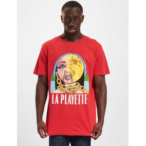 Mister Tee - La Playette Heren T-shirt - Rood