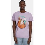 Mister Tee - Space Fam Heren T-shirt - Paars