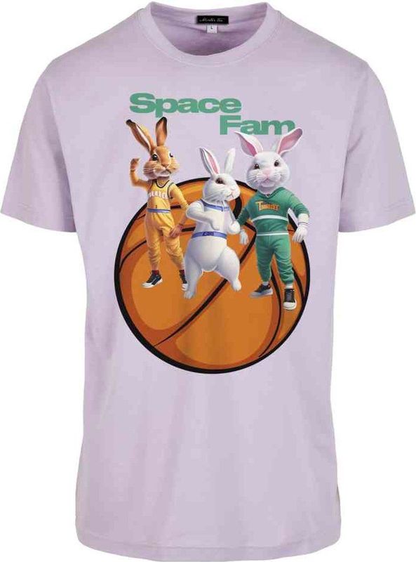 Mister Tee - Space Fam Heren T-shirt - Paars