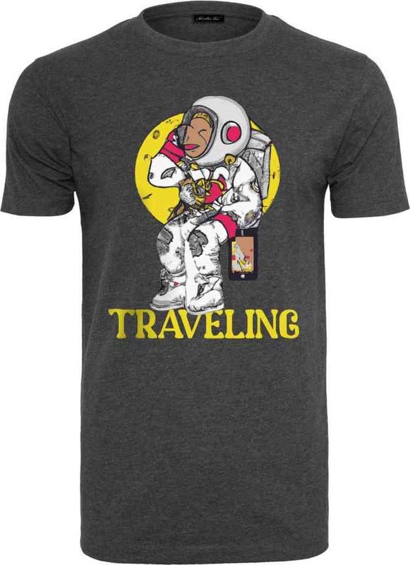 Mister Tee - Traveling Heren T-shirt - Grijs