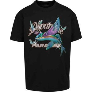 Mister Tee Dopamine Paradise Oversized Unisex T-shirt, Zwart, XXL, zwart.