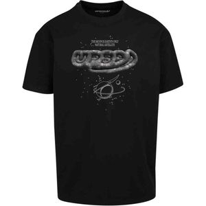 Mister Tee - Nasa Moon Oversize Heren T-shirt - Zwart