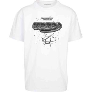 Mister Tee - Nasa Moon Oversize Heren T-shirt - Wit