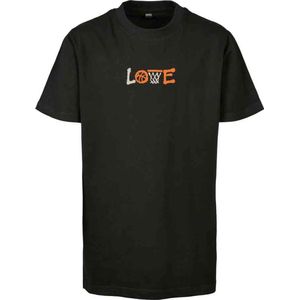 Mister Tee - Kids Baskteball Love Kinder T-shirt - Kids 134 140 - Zwart