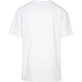 Mister Tee Upscale - Tokyo College Oversize Heren T-shirt - Wit