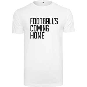 Merchcode - Footballs Coming Home Logo Heren T-shirt - Wit