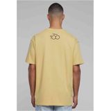 Mister Tee Upscale Disney Winnie The Pooh - Disney 100 Pooh Face Oversize Heren T-shirt - Geel