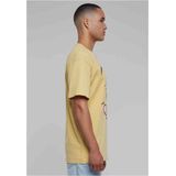 Mister Tee Upscale Disney Winnie The Pooh - Disney 100 Pooh Face Oversize Heren T-shirt - Geel