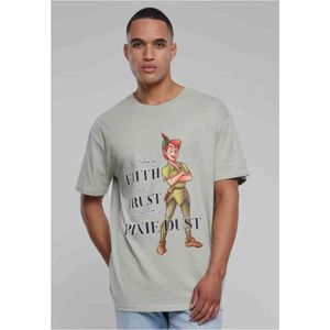 Mister Tee Upscale Peter Pan - Disney 100 Faith and Trust Oversize Heren T-shirt - Groen