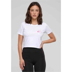 Merchcode Minnie Mouse - Wink Crop top - Wit