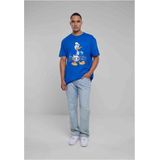 Mister Tee Upscale Donald Duck - Disney 100 Phooey Oversize Heren T-shirt - Blauw
