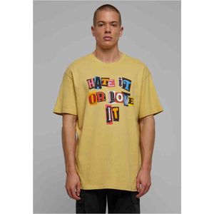 Mister Tee Upscale - Hate it or Love it Oversize Heren T-shirt Multicolours