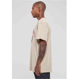 Mister Tee Upscale - God Loyalty Love Oversize Heren T-shirt - Beige