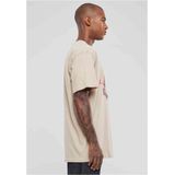Mister Tee Upscale - God Loyalty Love Oversize Heren T-shirt - Beige