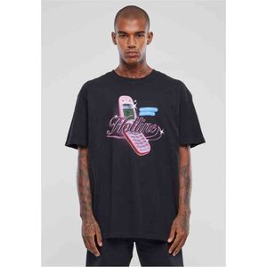 Mister Tee Upscale - Hotline Oversize Heren T-shirt - Zwart