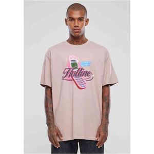 Mister Tee Upscale - Hotline Oversize Heren T-shirt - Roze