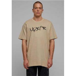 Mister Tee Upscale - Giza Oversize Heren T-shirt - Beige