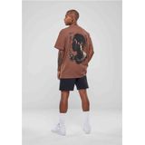 Mister Tee Upscale - Giza Oversize Heren T-shirt - Bruin