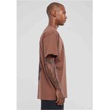 Mister Tee Upscale - Giza Oversize Heren T-shirt - Bruin