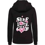Miss Tee - Self Love Club Hoodie trui - Zwart