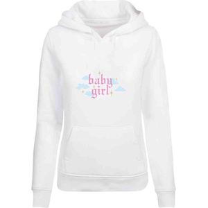 Miss Tee - Baby Girl Hoodie trui - Wit