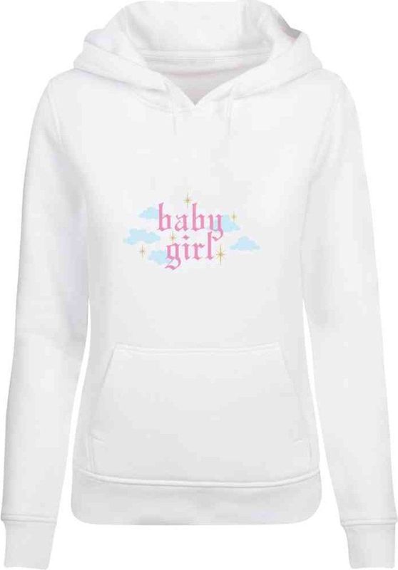 Miss Tee - Baby Girl Hoodie trui - Wit