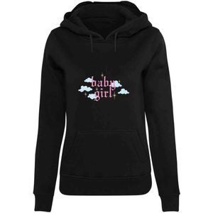 Miss Tee - Baby Girl Hoodie trui - Zwart