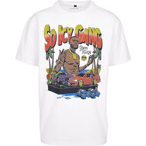 Mister Tee Gucci Mane - So Icy Oversize Heren T-shirt - Wit