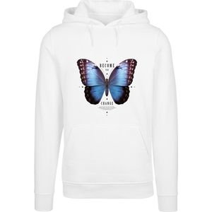 Mister Tee - Butterfly Hoody - Wit - 65% Katoen, 35% Polyester