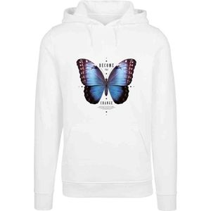 Mister Tee - Butterfly Hoody - Wit - 65% Katoen, 35% Polyester