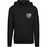 Mister Tee - Heart Cage Hoodie trui - Zwart