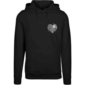 Mister Tee - Heart Cage Hoodie trui - Zwart