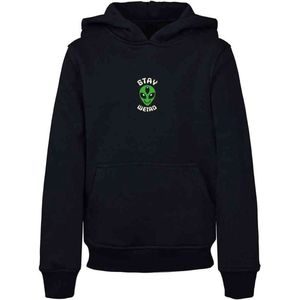 Mister Tee - Kids Stay Weird Kinder hoodie trui - Kids 110 116 - Zwart