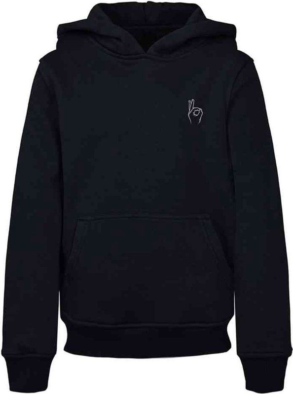 Mister Tee - Kids Easy Sign Kinder hoodie trui - Kids 110 116 - Zwart