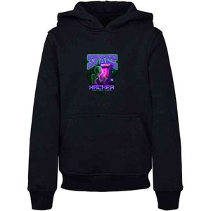 Mister Tee - Kids Space Hacker Kinder hoodie trui - Kids 110 116 - Zwart